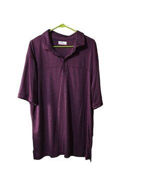 GRANDSLAM PERFORMANCE PURPLE LIGHTWEIGHT GOLF POLO MENS XLT